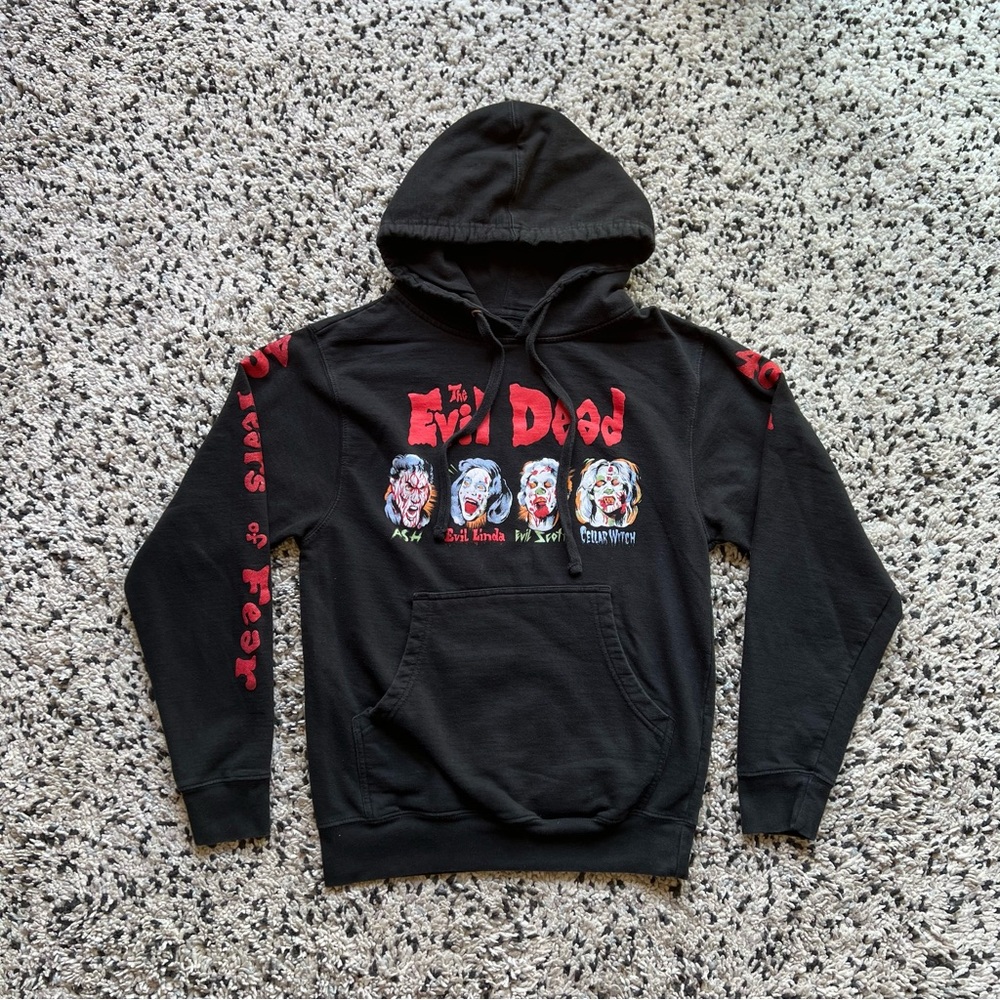 Mystic Museum Evil Dead 40 Years Zombie Character Graphic Hoodie Men’s XS